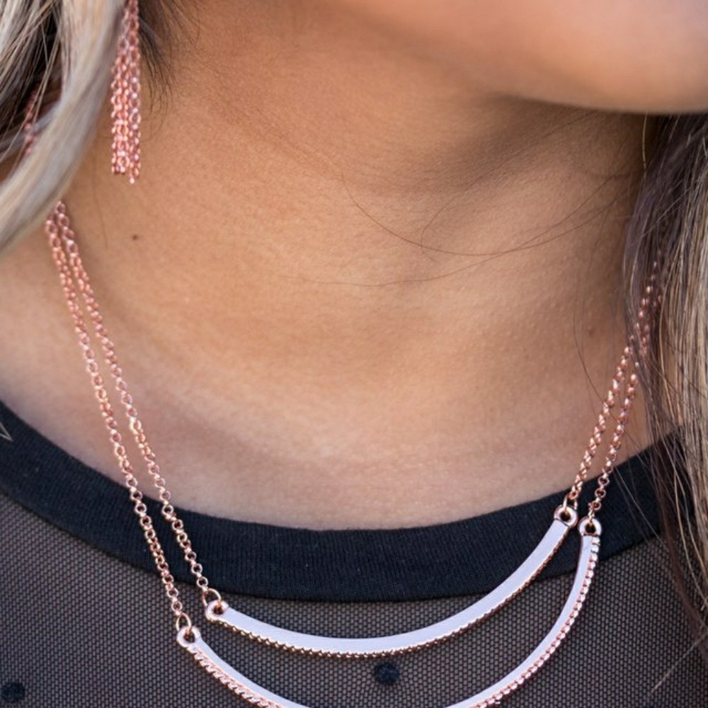2 for $13 Cooper/ Rose Gold Necklace